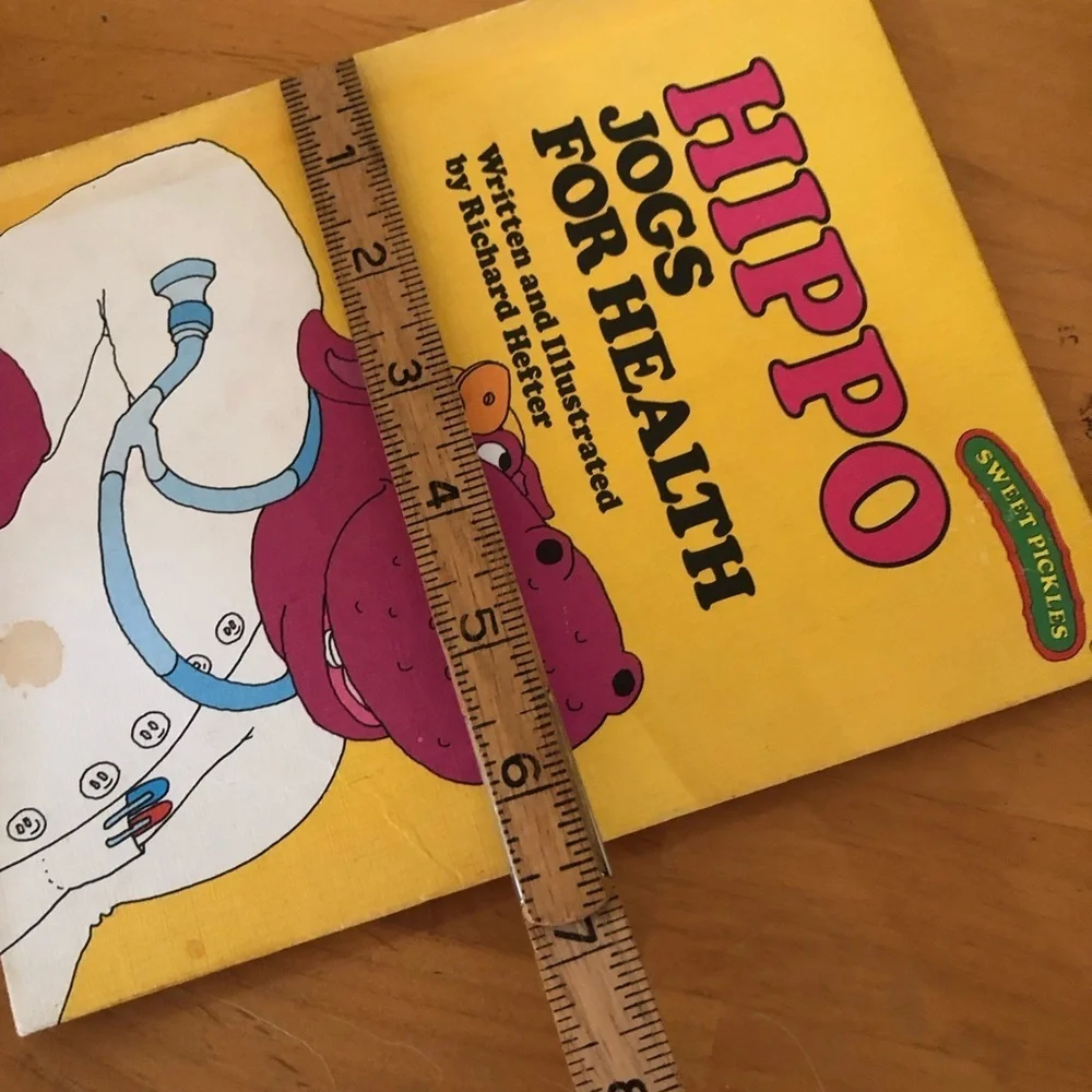 Hippo Jogs for Health Book 1978 Hardcover